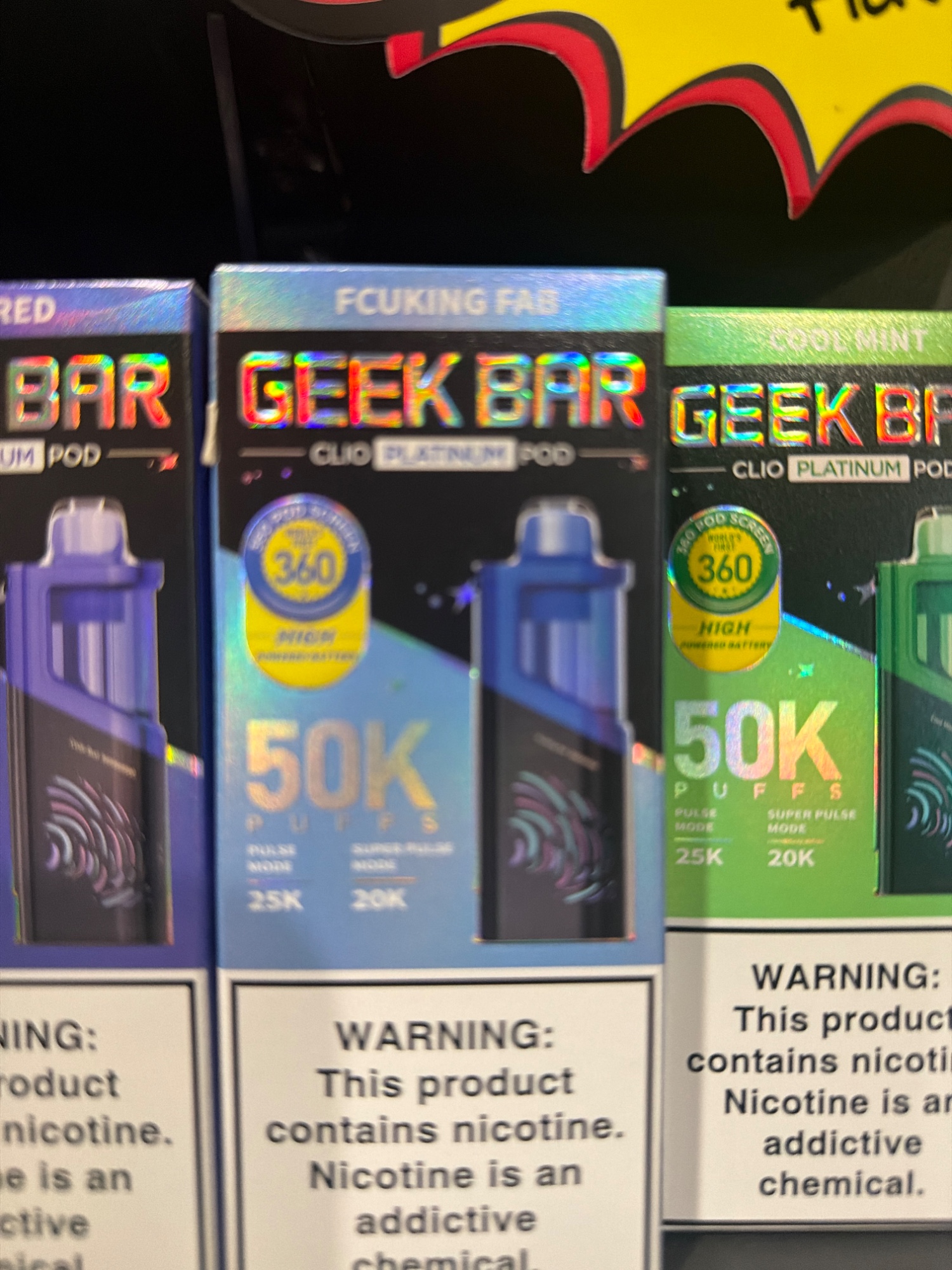 GEEK Fcuking Fab 50k POD Platinum