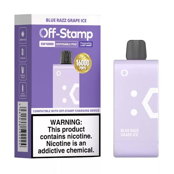 OFFSTAMP Blue razz ice 16k
