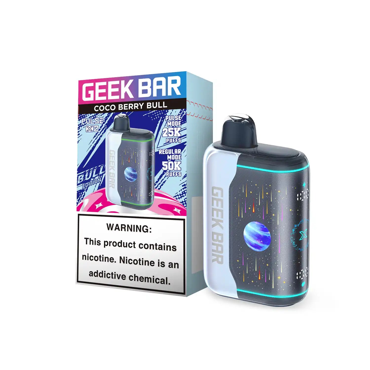 GEEKBAR PULSE X2 coco berry bull 50k