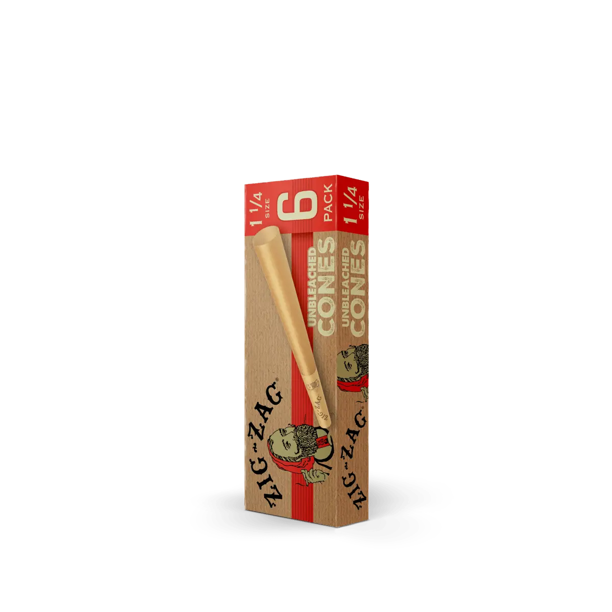 Zig Zag 1 1/4 size 6 pk