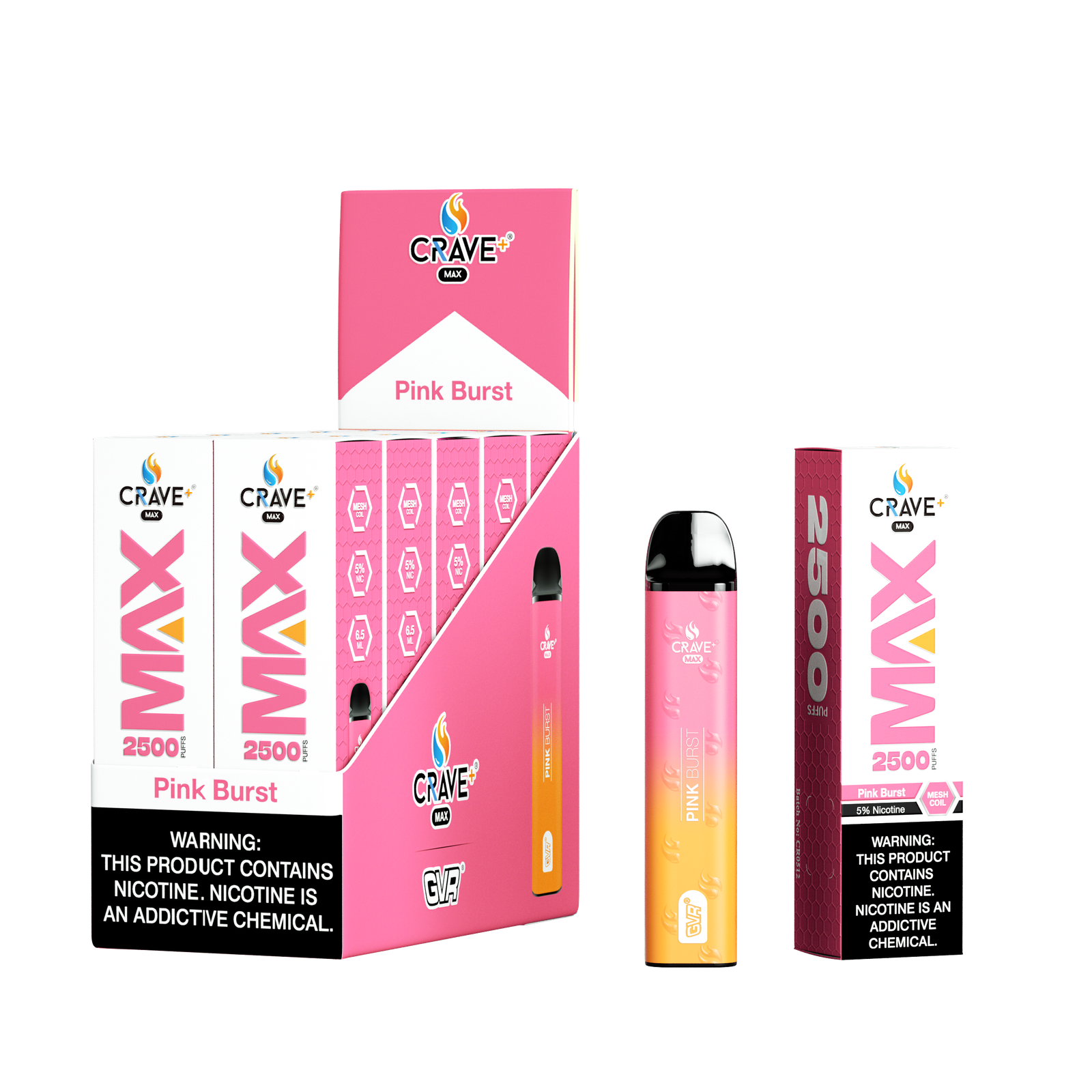 CRAVEMAX pink burst 2500