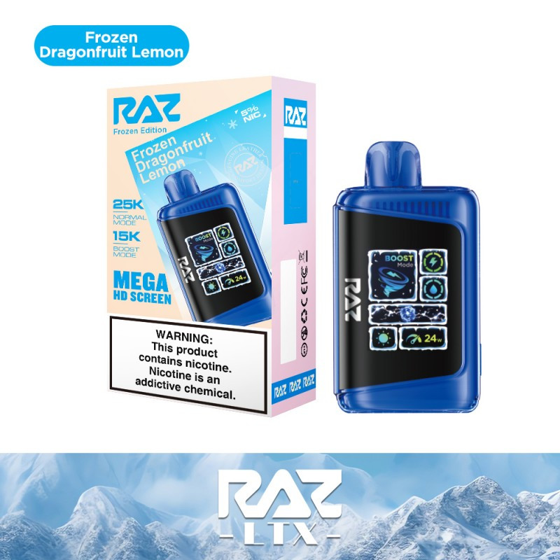 Raz Frozen Dragon Fruit Lemon 25k LTX