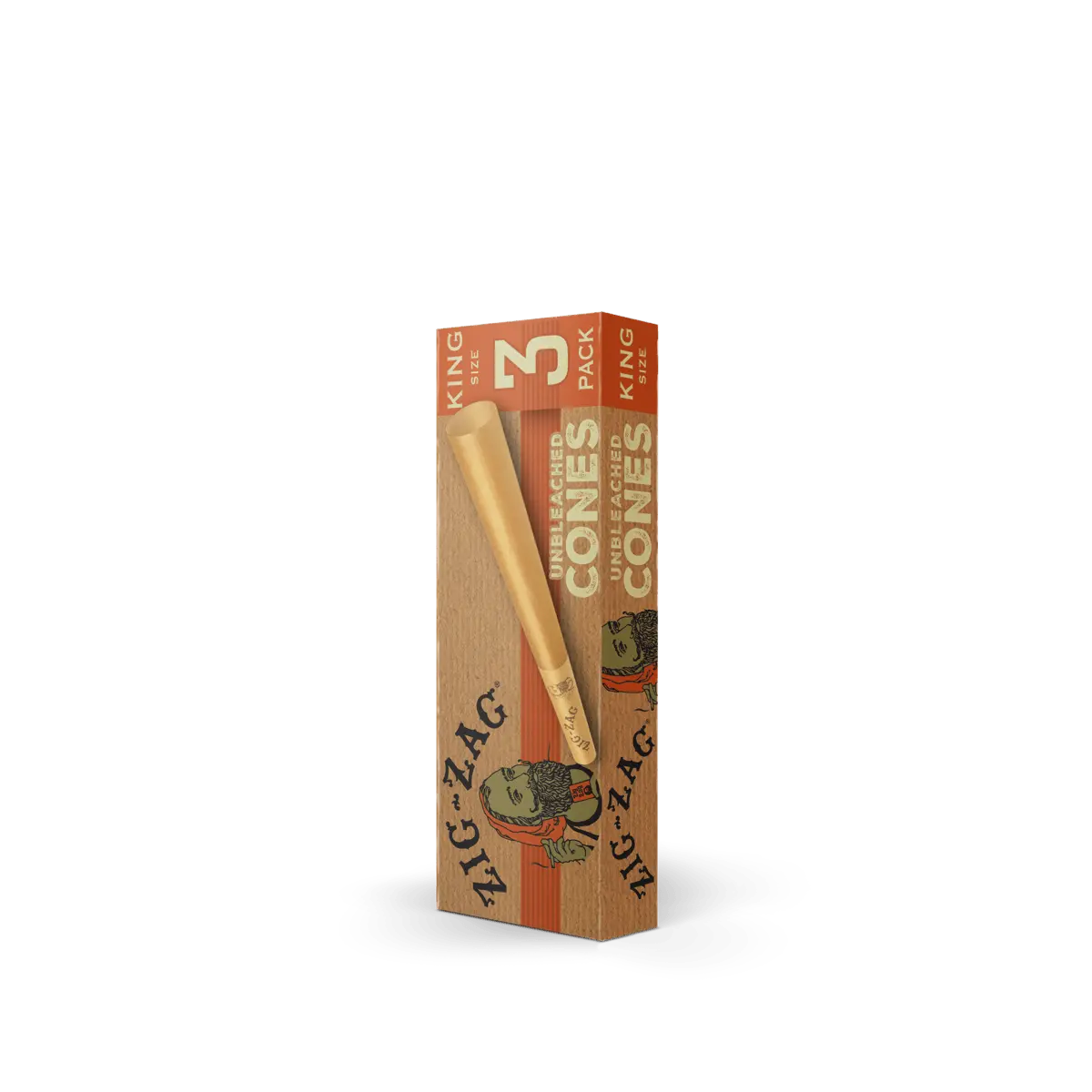 Zig Zag Unbleached King Size 3 pk