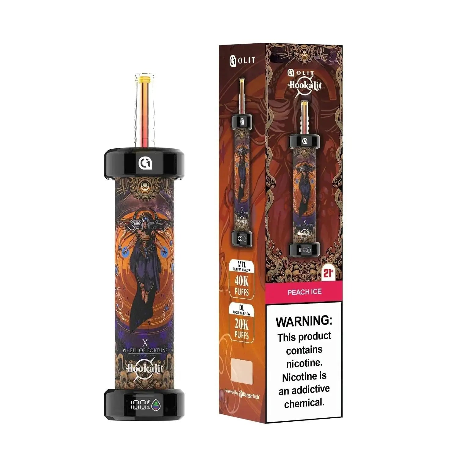 OLIT Hooka Lit peach ice 40k